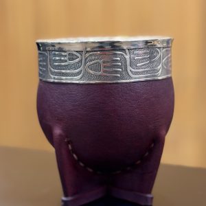 Mate Imperial Forrado Cuero Bordo – Poro – Alpaca