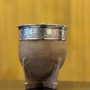Mate Imperial Forrado Cuero Crudo – Poro – Alpaca