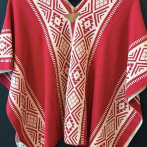 Poncho Niñ@ Reversible MULITA - Rojo