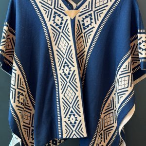Poncho Niñ@ Reversible MULITA - Azul